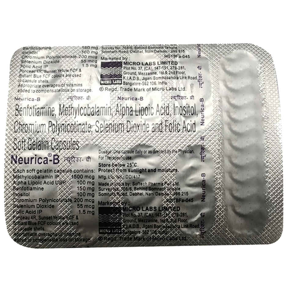 Neurica-B Soft Gelatin Capsule