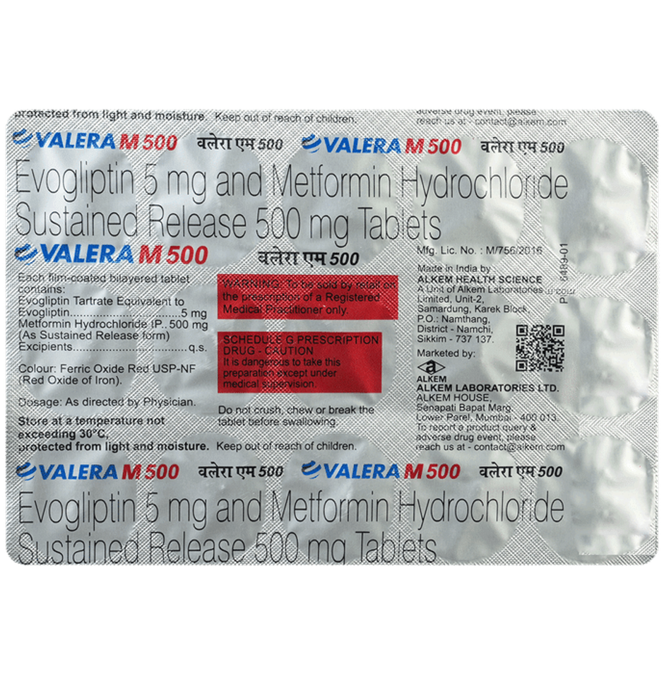 Valera M 500 Tablet SR