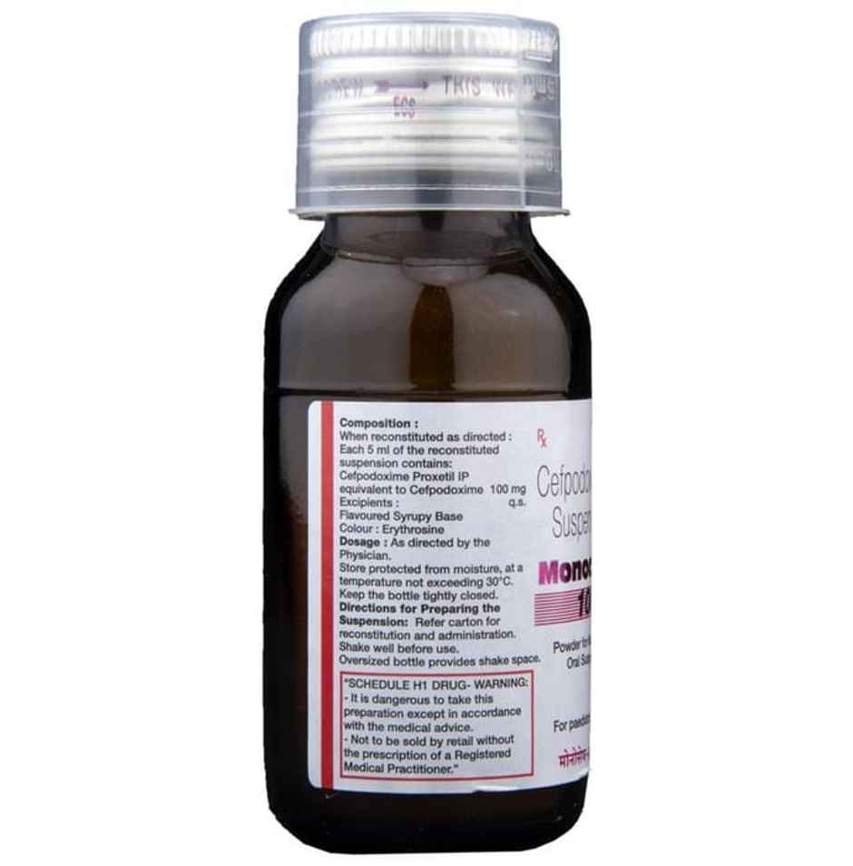 Monocef-O 100 Powder for Oral Suspension