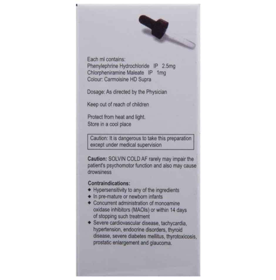 Solvin Cold AF Oral Drop