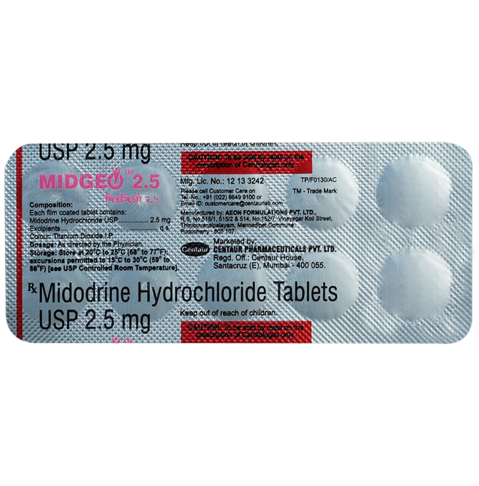 Midgeo 2.5 Tablet