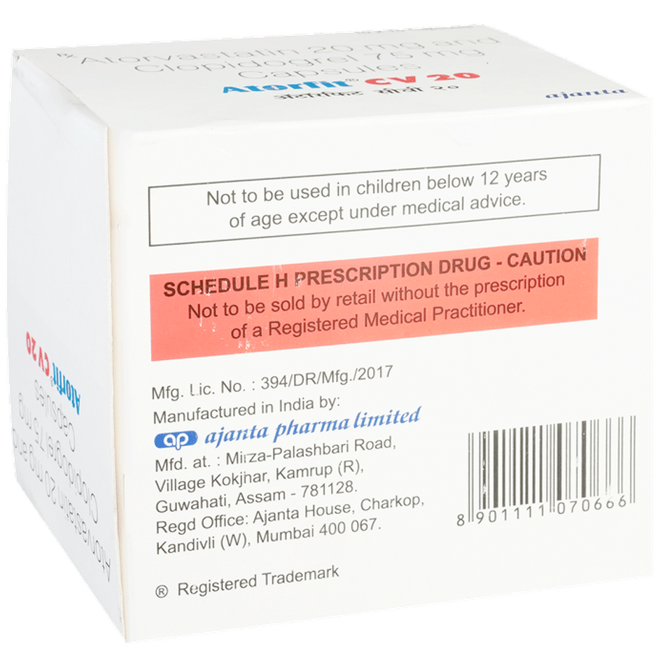 Atorfit CV 20 Capsule