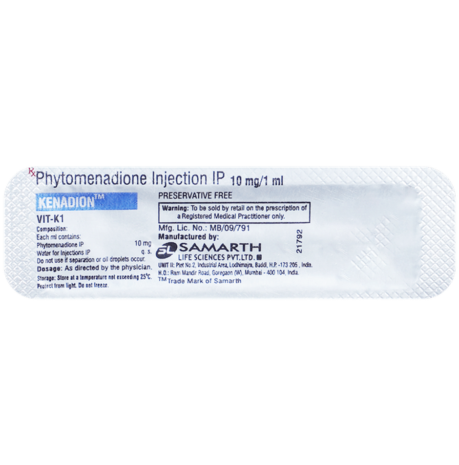 Kenadion Vit-K1 10mg/1mL Injection