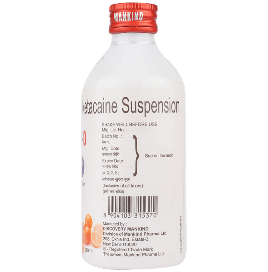 Ranidom-O Orange Flavour Sugar Free Oral Suspension