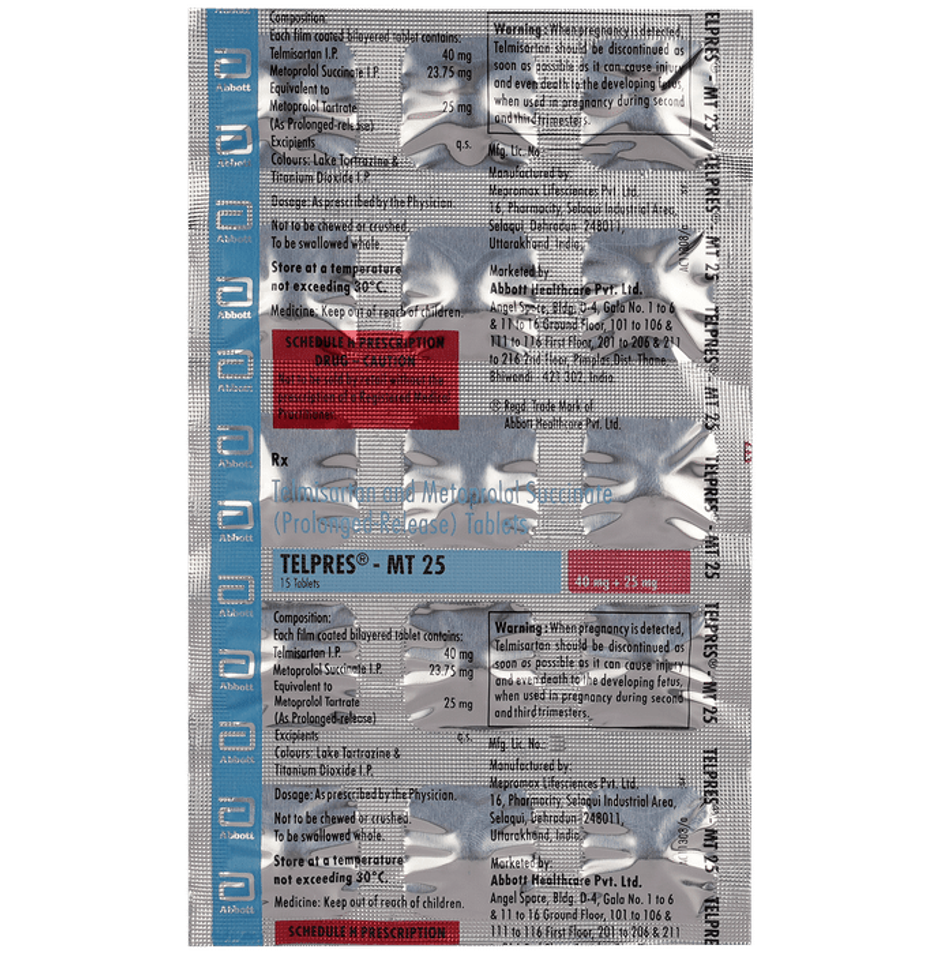 Telpres-MT 25 Tablet PR
