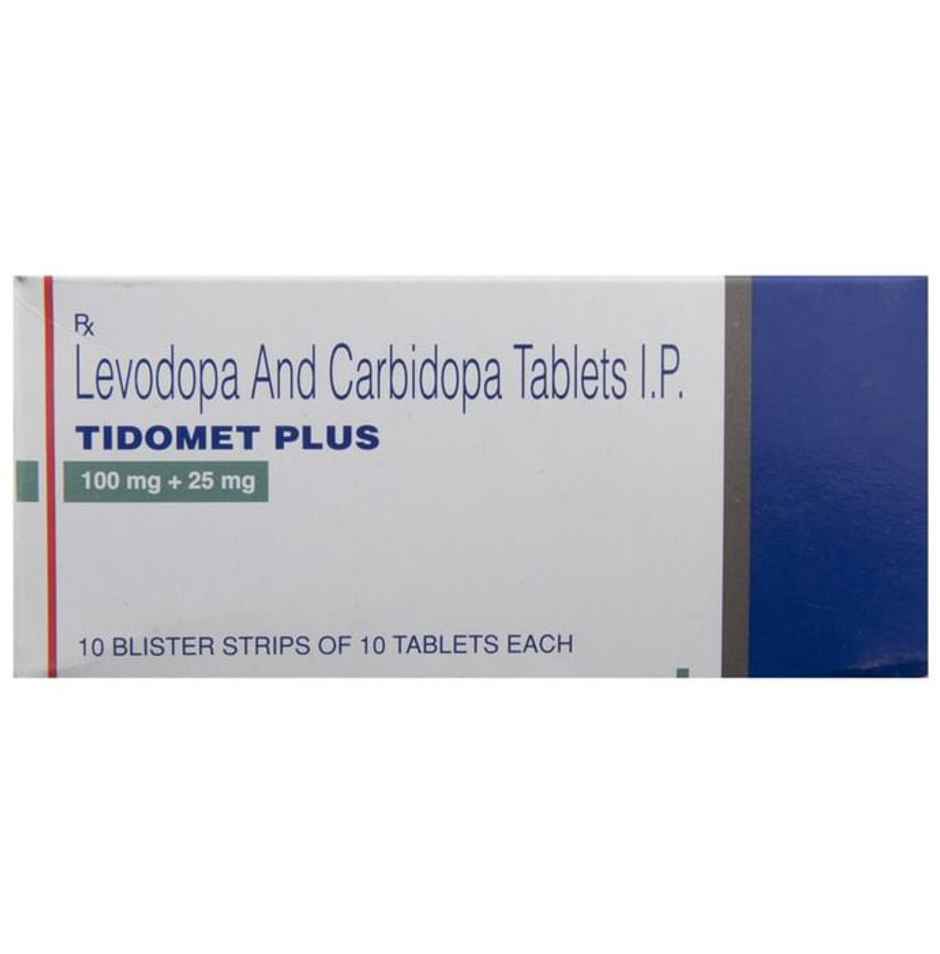 Tidomet Plus 100mg+25mg Tablet