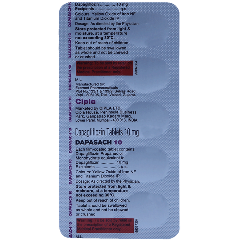 Dapasach 10 Tablet