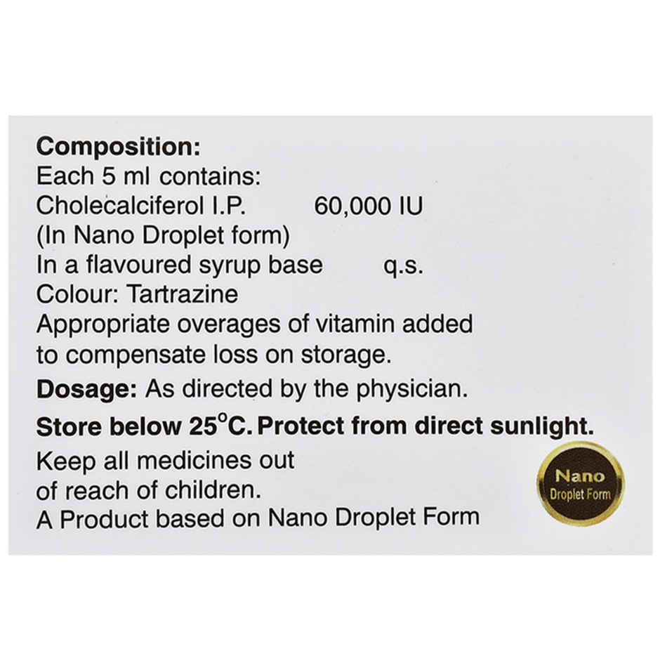 Bon DK Shot 60000IU Vitamin D3 Sugar Free Oral Solution