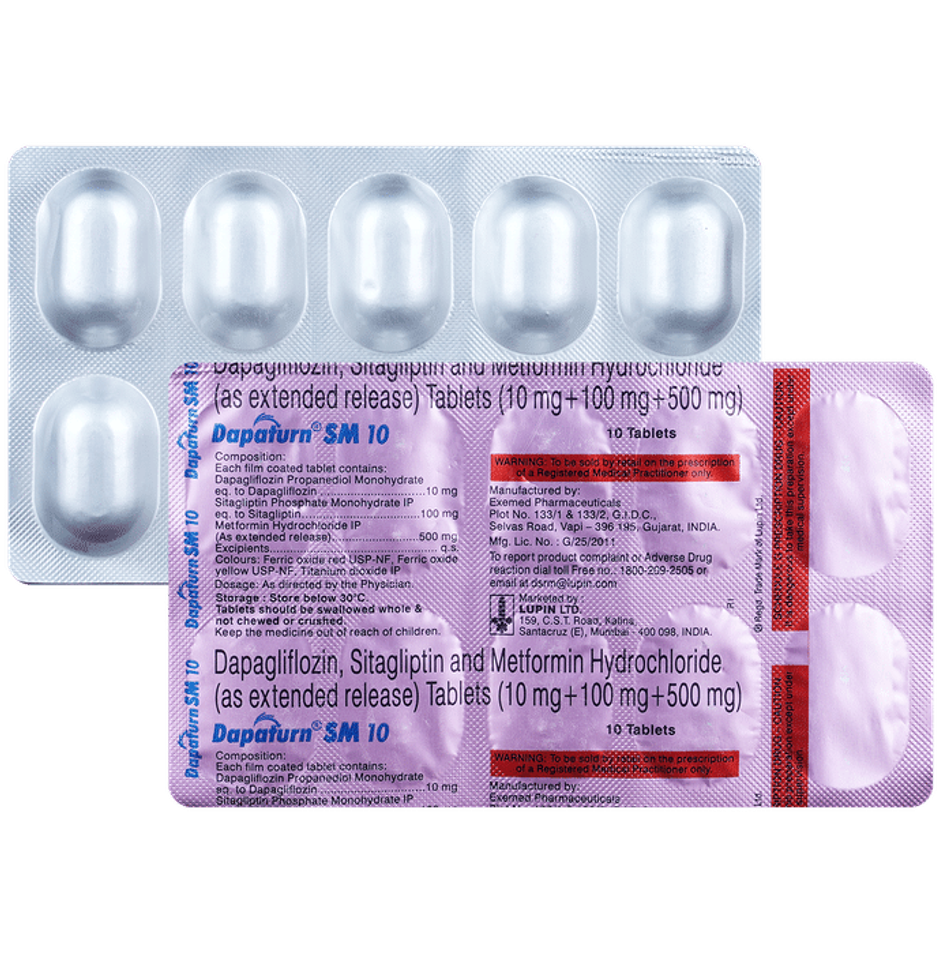 Dapaturn SM 10 Tablet ER