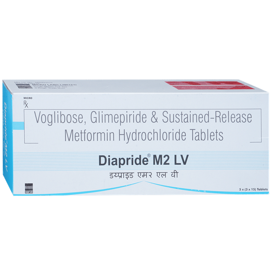 Diapride M2 LV Tablet SR