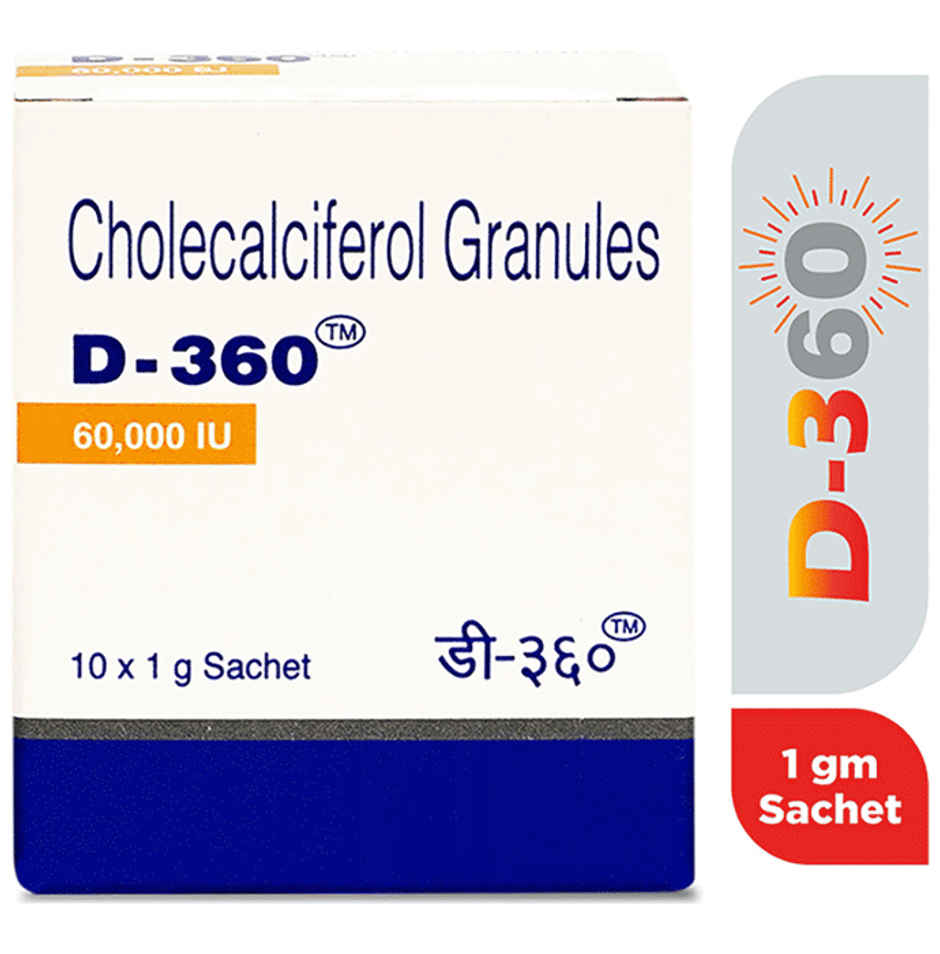 D-360 60000IU Vitamin D3 Granules