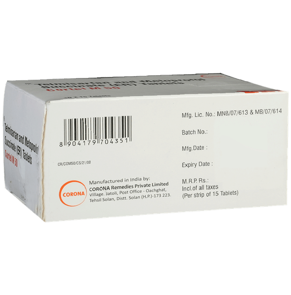 Cortel M 50 Tablet ER
