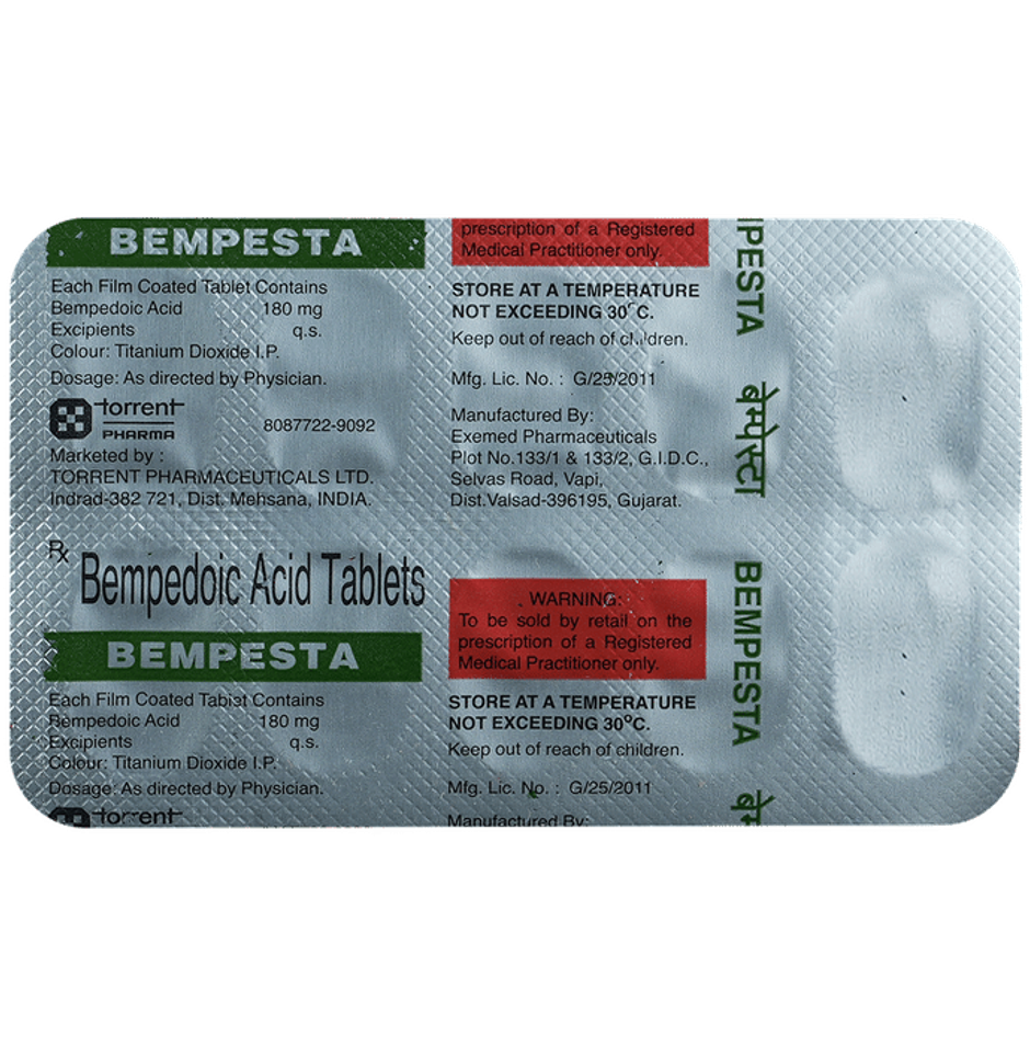 Bempesta 180mg Tablet