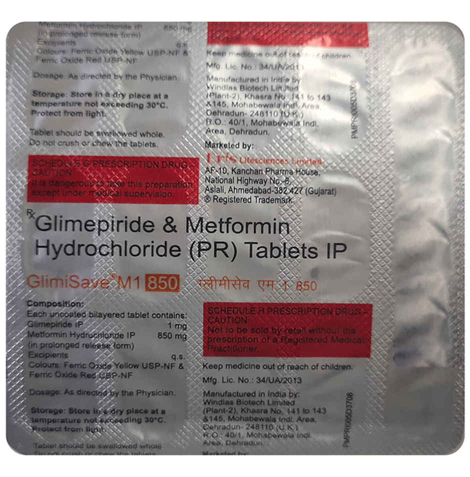 Glimisave M1 850 Tablet PR