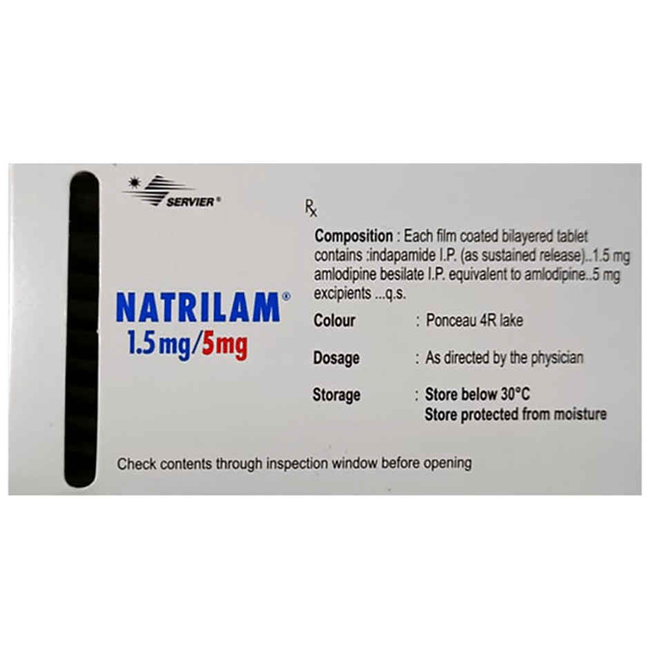 Natrilam 1.5mg/5mg Tablet SR