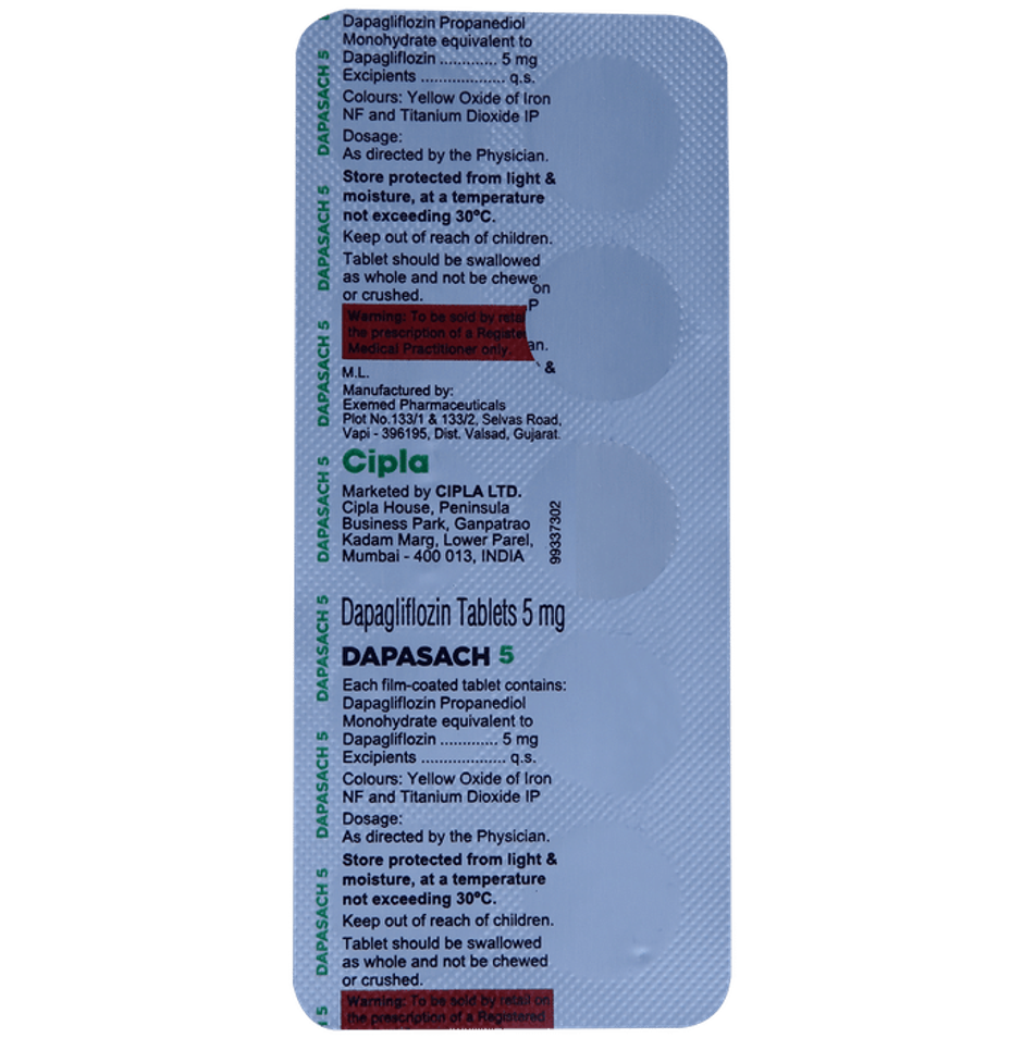 Dapasach 5 Tablet
