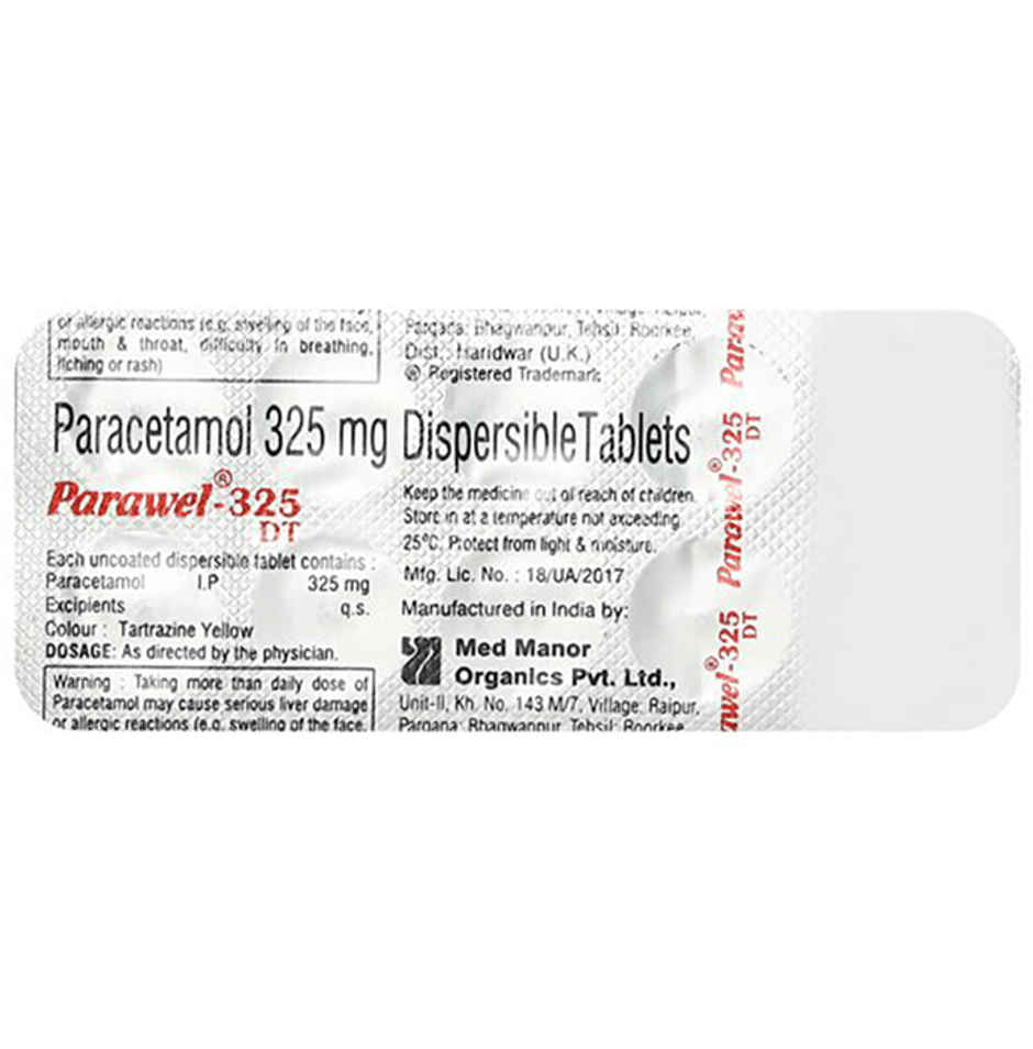 Parawel-325mg Tablet