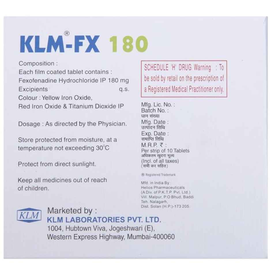 KLM-FX 180 Tablet