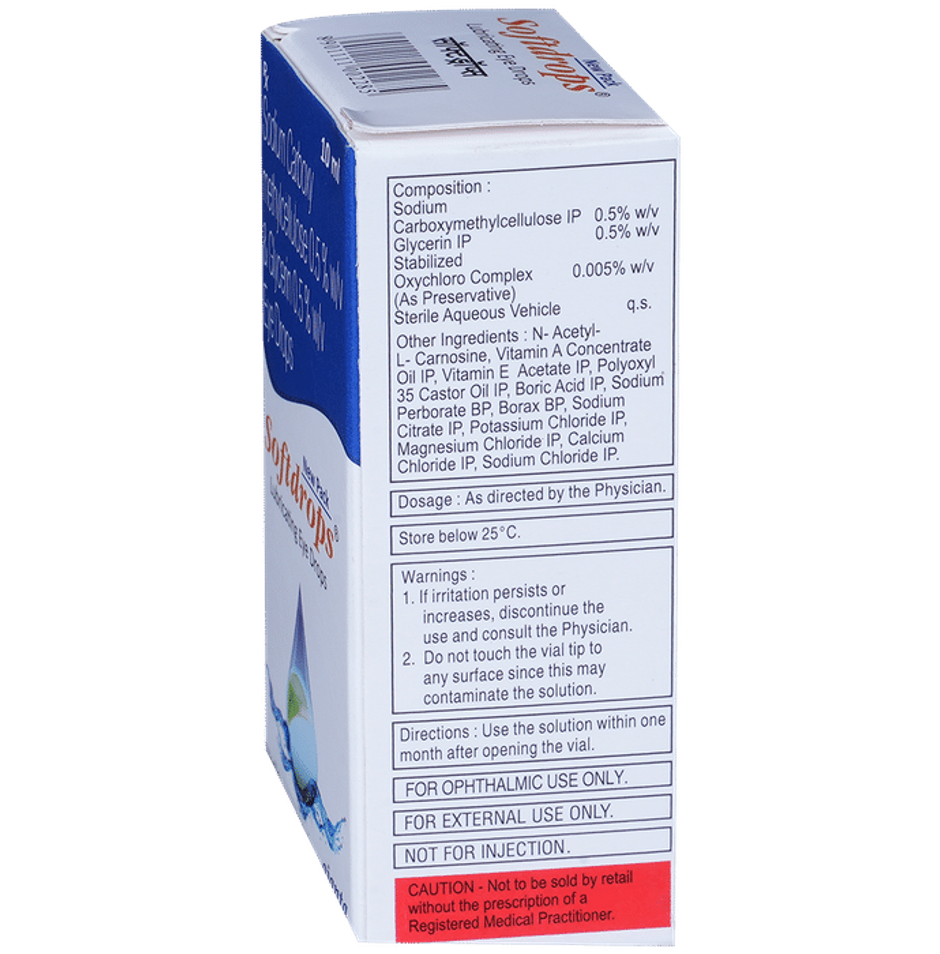 Softdrops  Lubricating Eye Drop