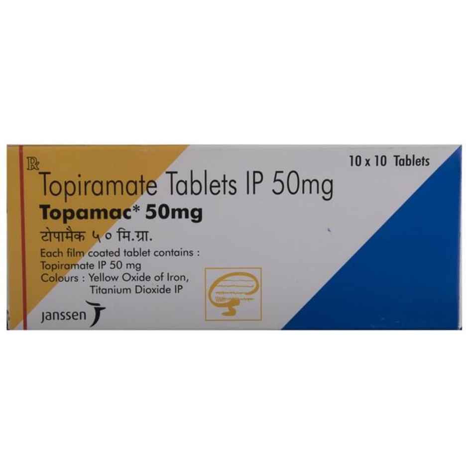 Topamac 50mg Tablet