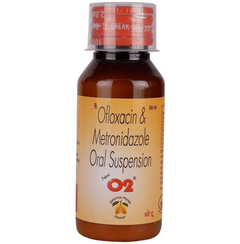 New O2 Delicious Mango Flavour Oral Suspension