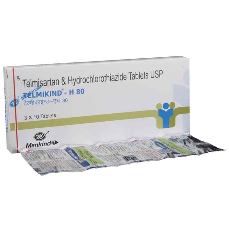Telmikind-H 80 Tablet