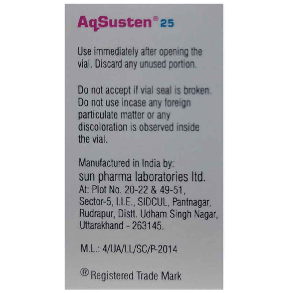 Aqsusten 25 Solution for Injection