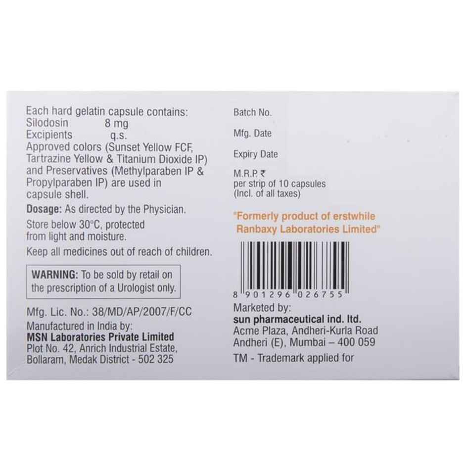 Silodal 8 Capsule