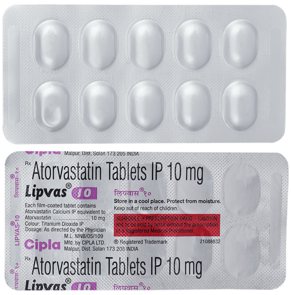 Lipvas 10 Tablet