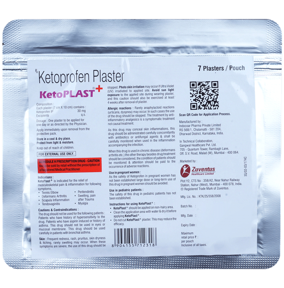 Ketoplast Plus Plaster