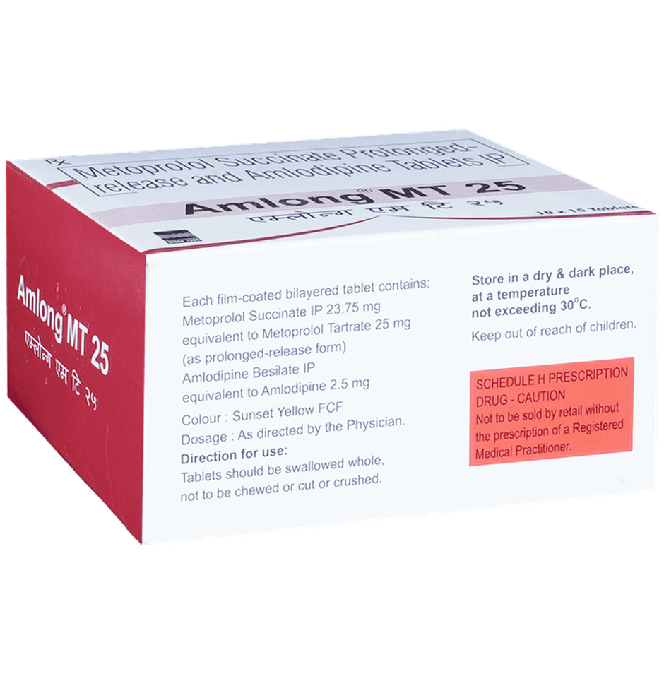 Amlong MT 25 Tablet PR