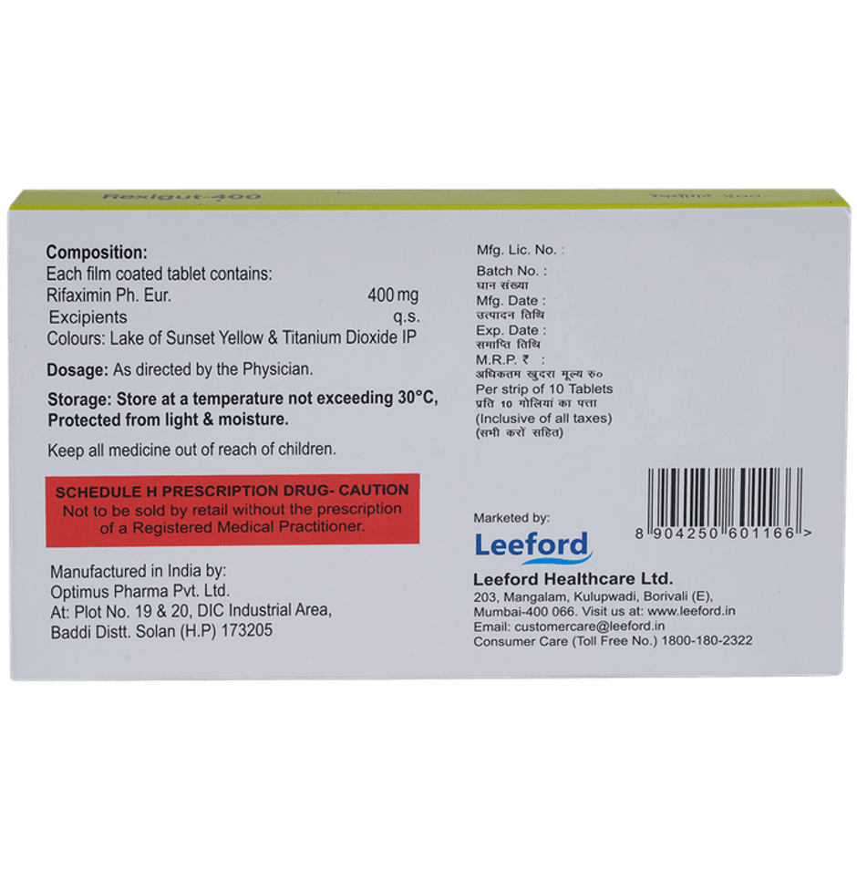 Rexigut-400 Tablet