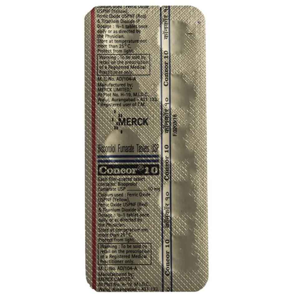 Concor 10 Tablet