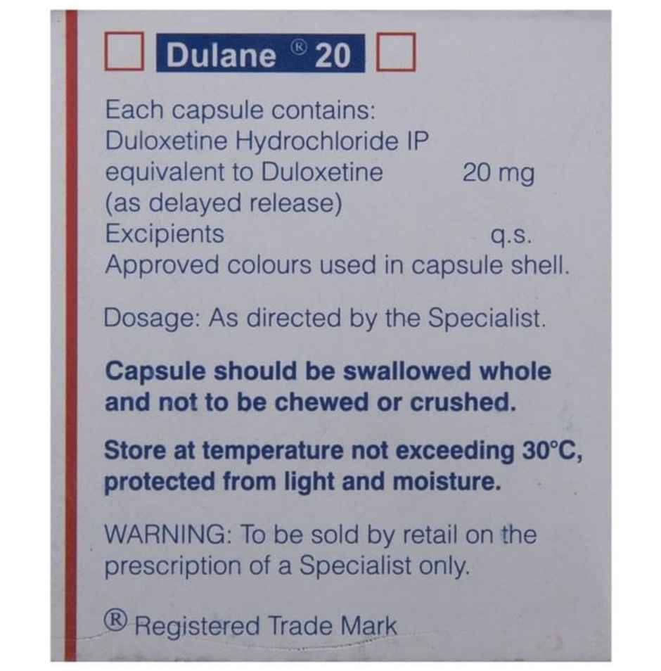 Dulane 20 Capsule DR
