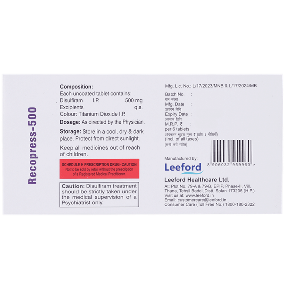 Recopress-500 Tablet