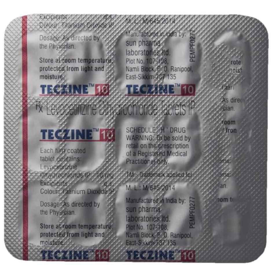 Teczine 10 Tablet