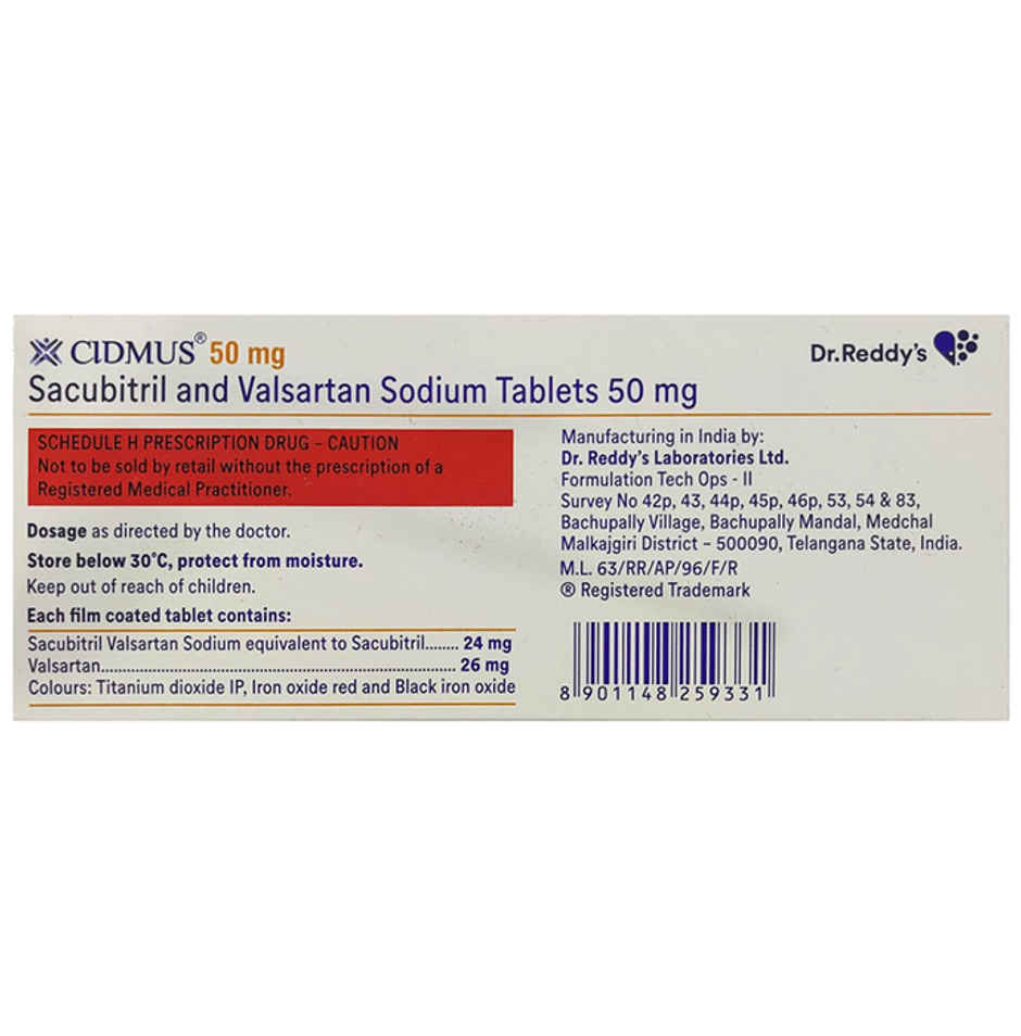 Cidmus 50mg Tablet