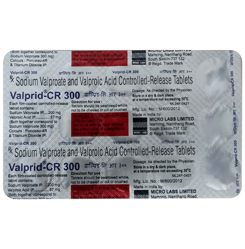 Valprid-CR 300 Tablet