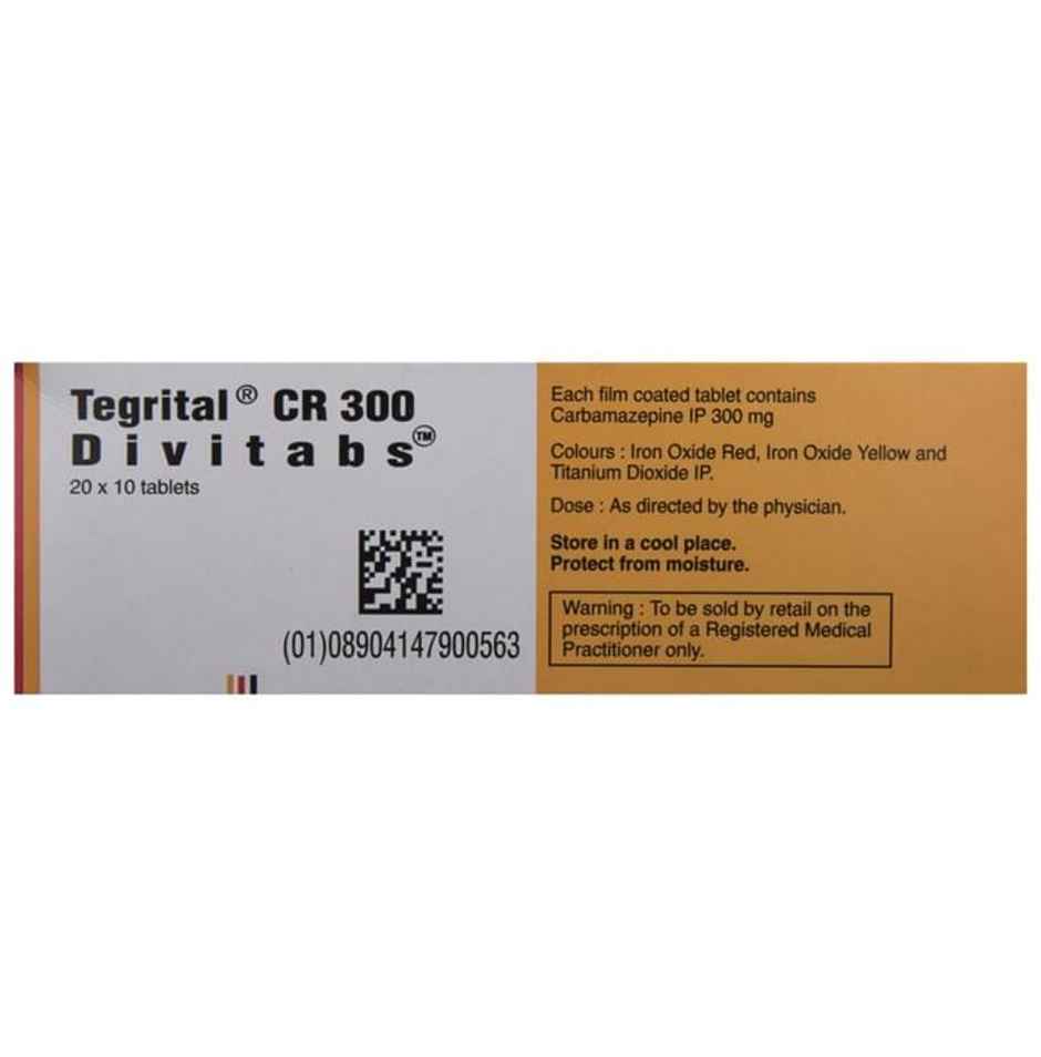 Tegrital CR 300 Divitab Tablet ER