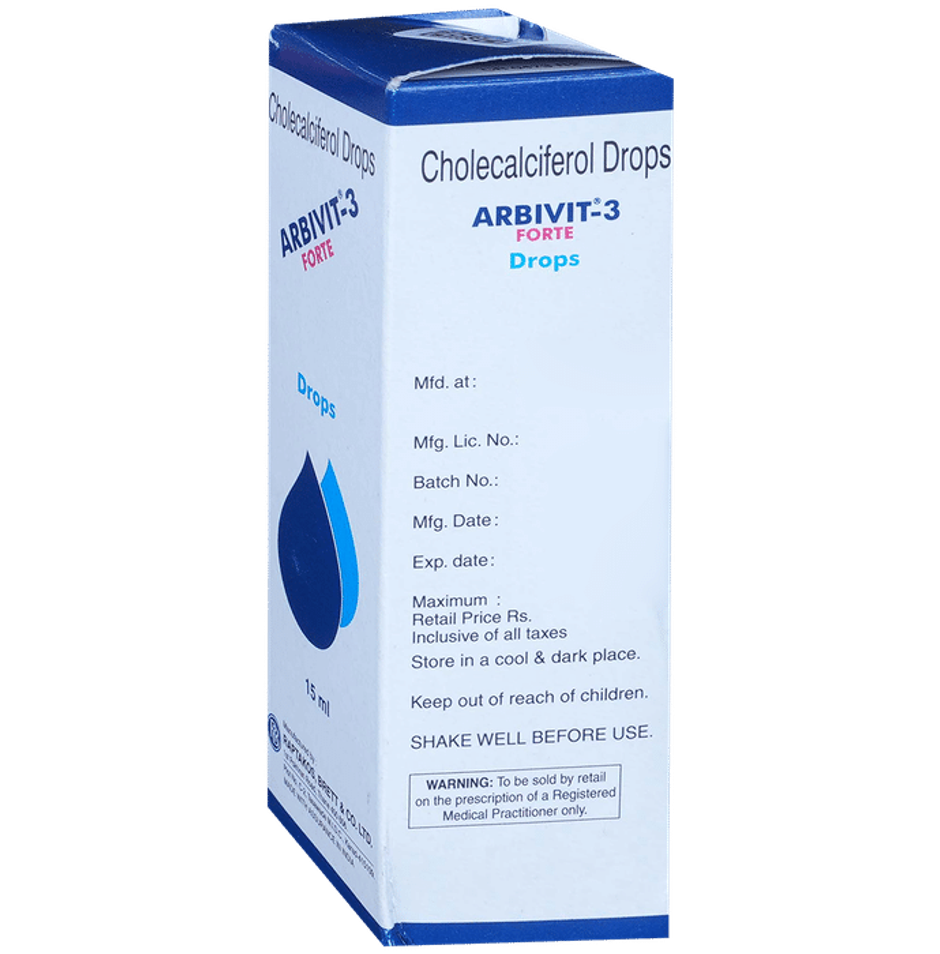 Arbivit-3 Forte Vitamin D3 Oral Drop