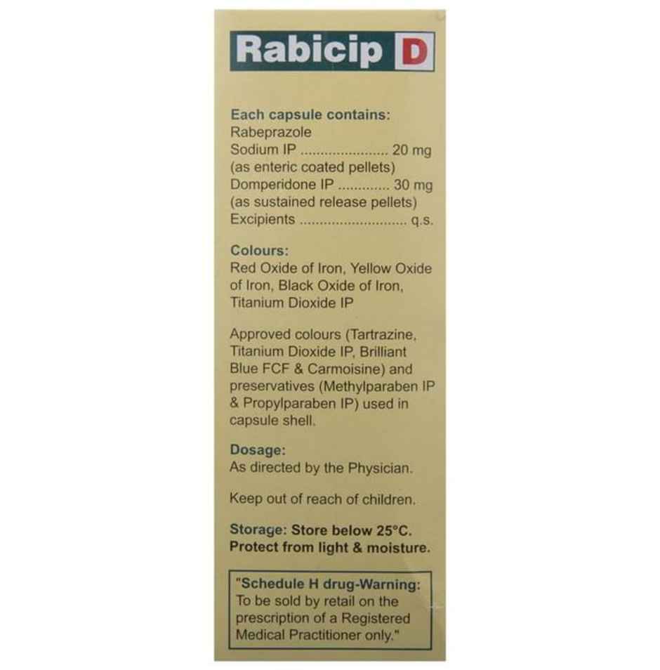 Rabicip D Capsule SR