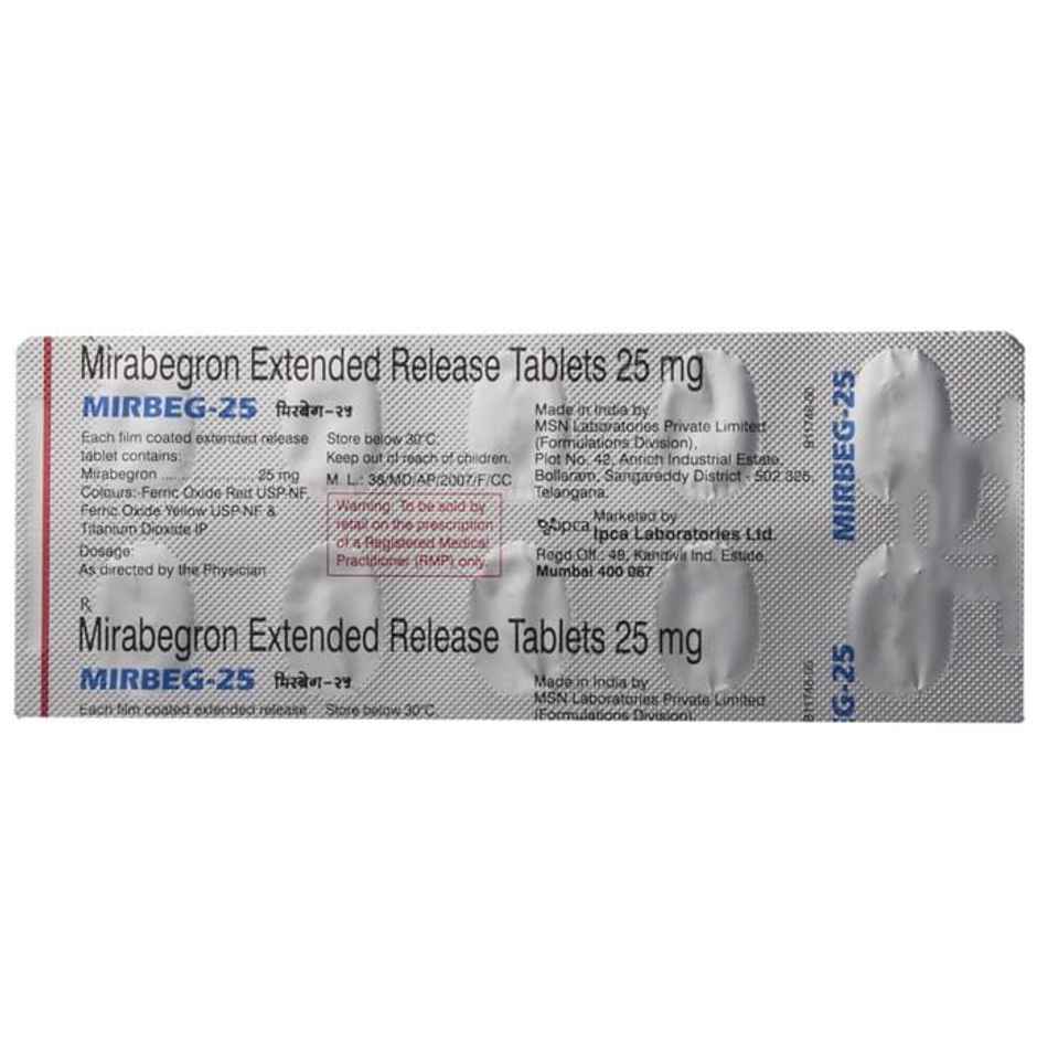 Mirbeg-25 Tablet ER