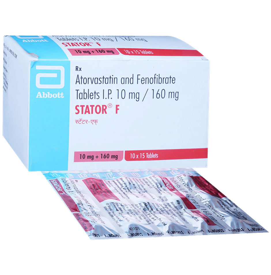 Stator F 10mg/160mg Tablet