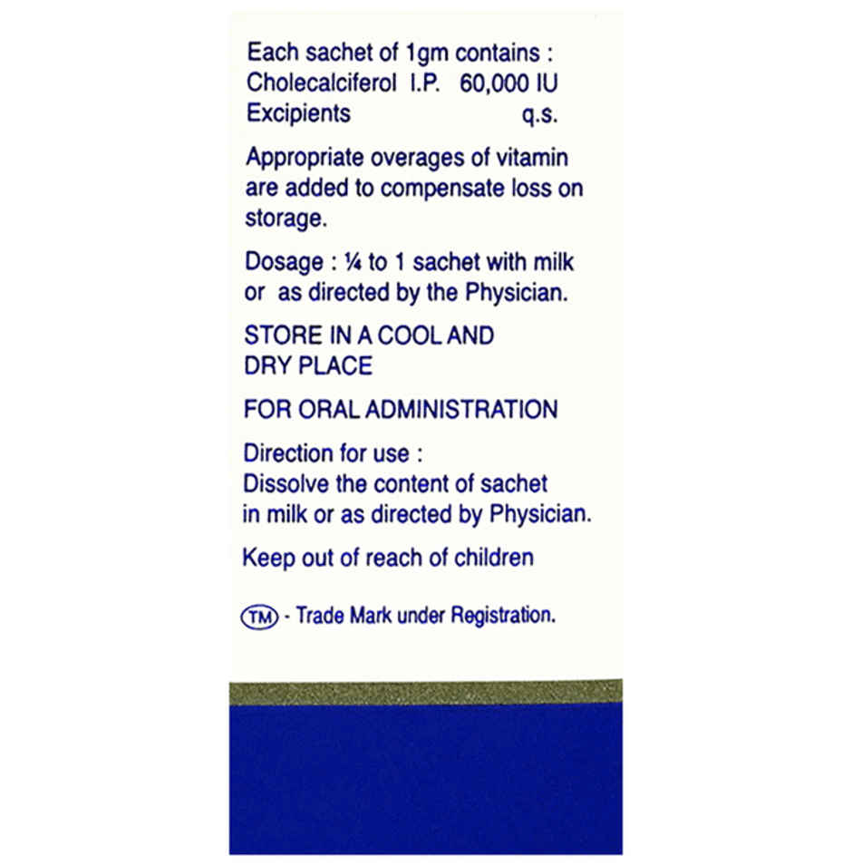 D-360 60000IU Vitamin D3 Granules