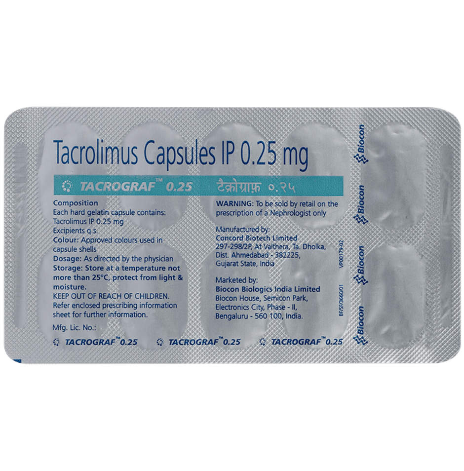 Tacrograf 0.25 Capsule