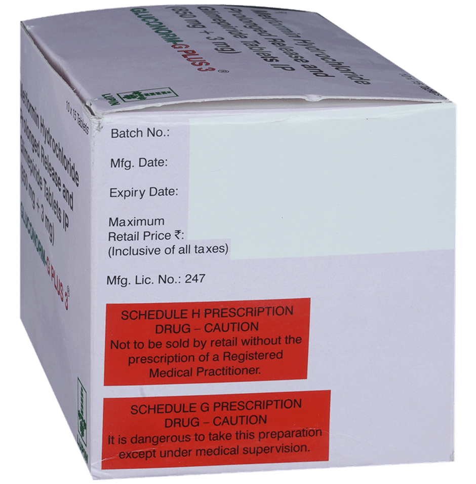 Gluconorm-G Plus 3 Tablet PR