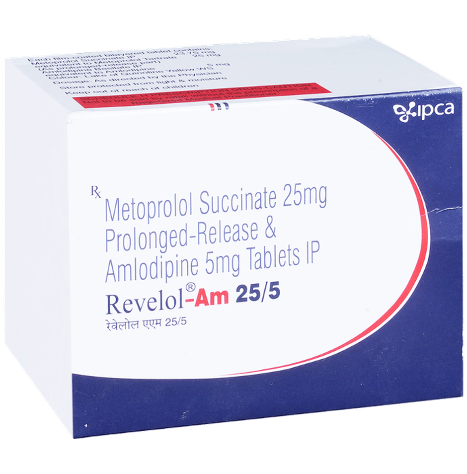 Revelol-AM 25/5mg Tablet PR