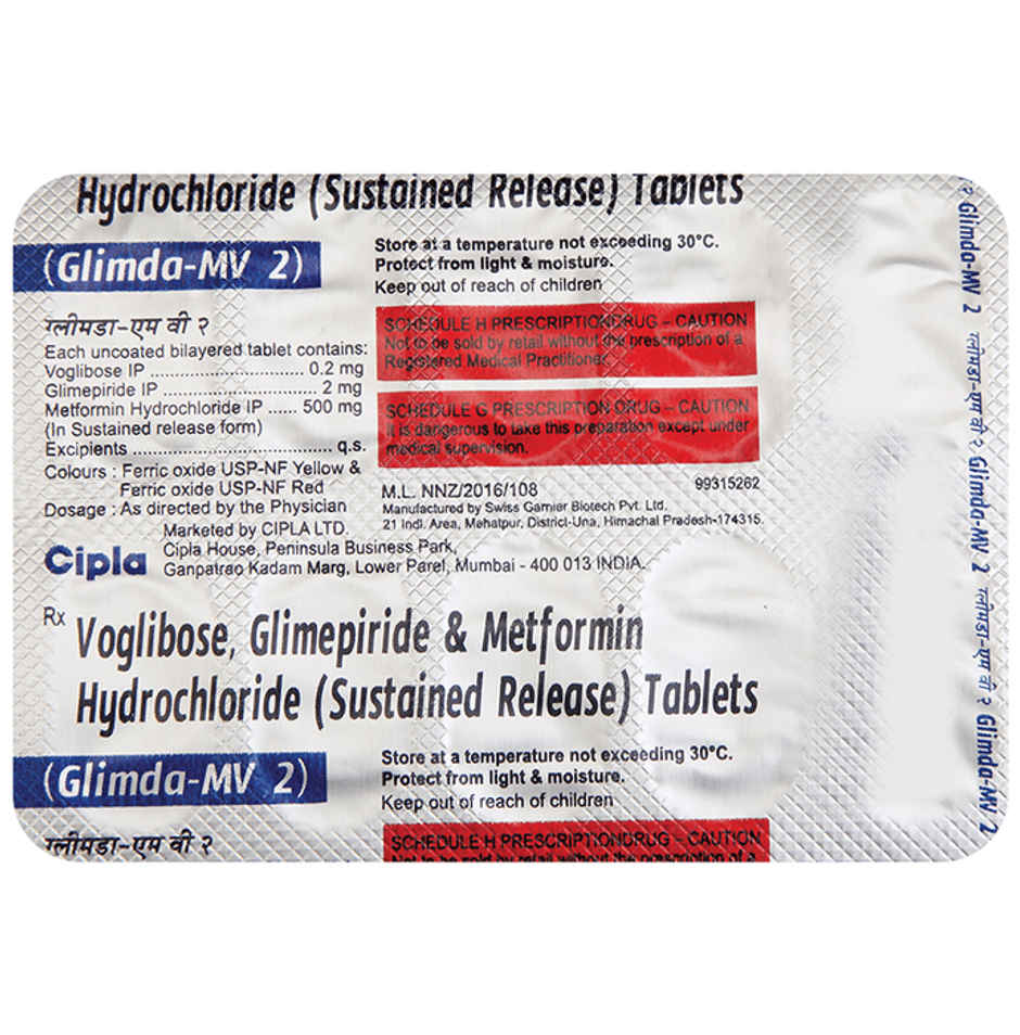 Glimda-MV 2 Tablet SR