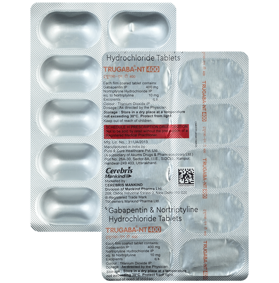 Trugaba-NT 400 Tablet