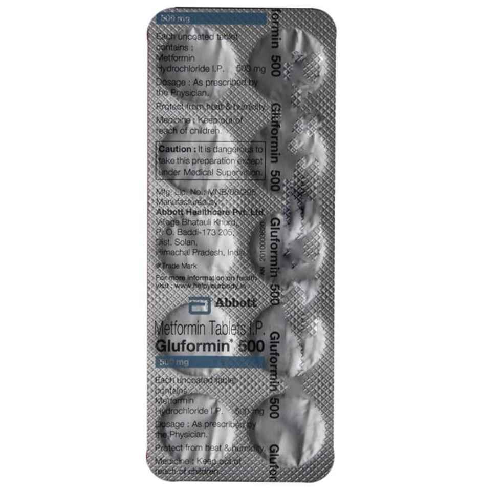 Gluformin 500 Tablet